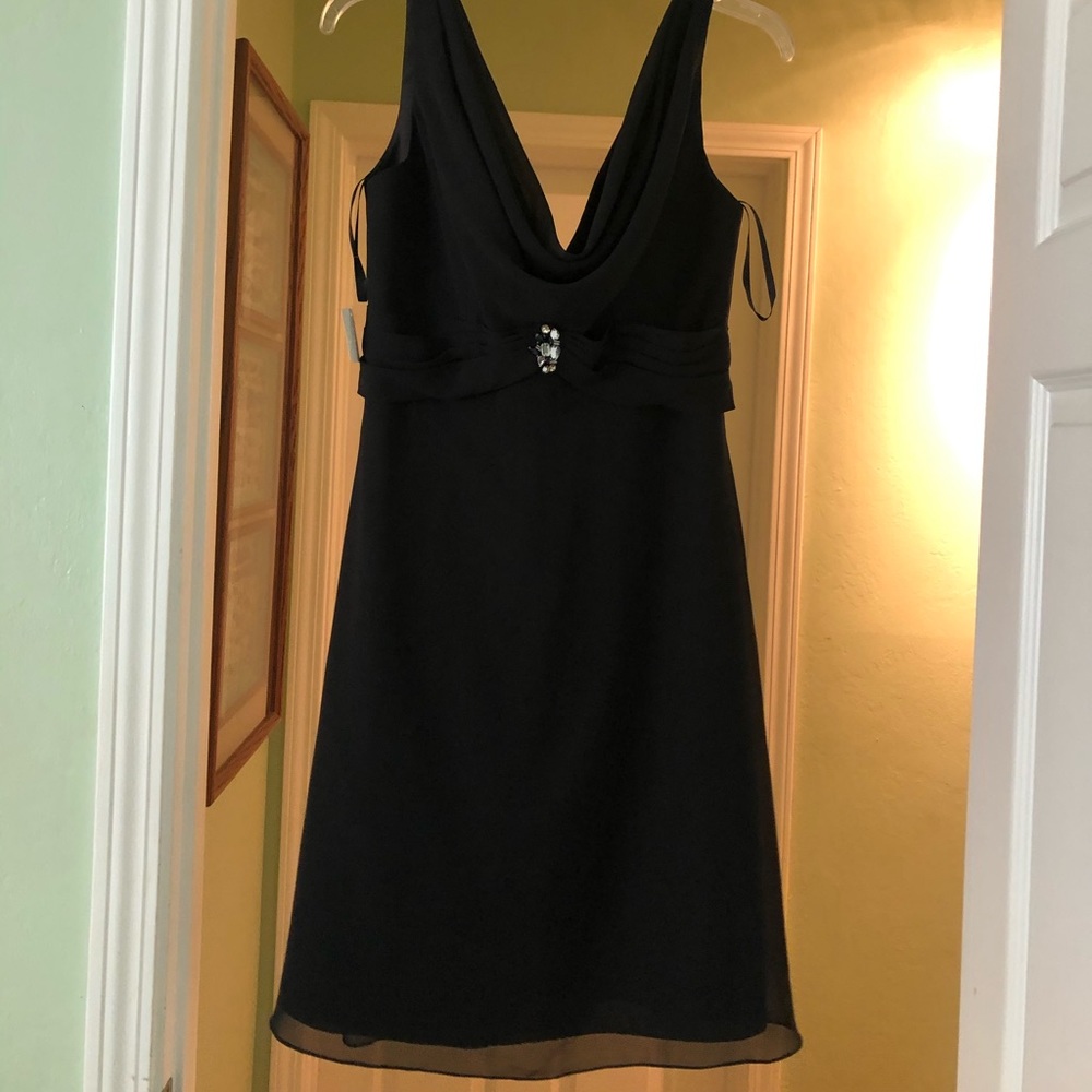 formal black dress
